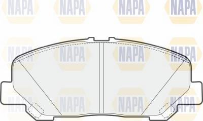 NAPA NBP1752 - Тормозные колодки, дисковые, комплект autospares.lv