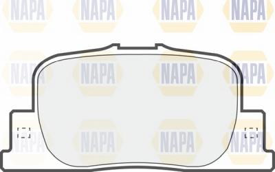 NAPA NBP1731 - Тормозные колодки, дисковые, комплект autospares.lv