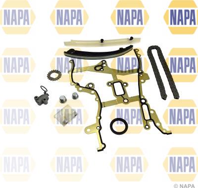 NAPA NCK4007 - Комплект цепи привода распредвала autospares.lv