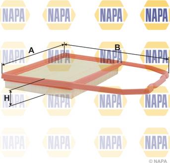 NAPA NFA1503 - Воздушный фильтр, двигатель autospares.lv