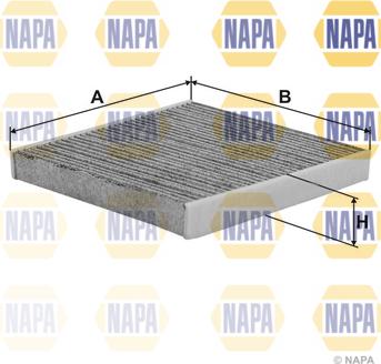 NAPA NFC4024 - Фильтр воздуха в салоне autospares.lv