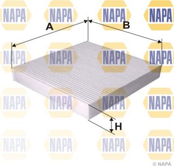 NAPA NFC4130 - Фильтр воздуха в салоне autospares.lv