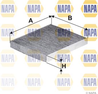 NAPA NFC4274 - Фильтр воздуха в салоне autospares.lv