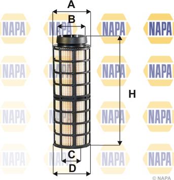 NAPA NFF2225 - Топливный фильтр autospares.lv