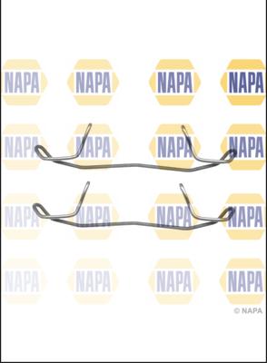 NAPA NFK1351 - Комплектующие для колодок дискового тормоза autospares.lv