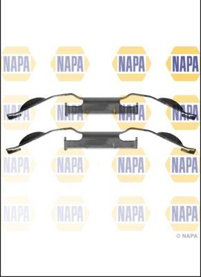 NAPA NFK1380 - Комплектующие для колодок дискового тормоза autospares.lv