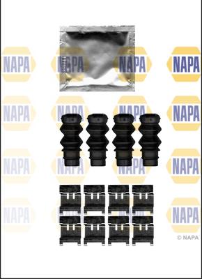 NAPA NFK1216 - Комплектующие для колодок дискового тормоза autospares.lv