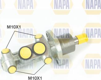 NAPA NMC1005 - Главный тормозной цилиндр autospares.lv