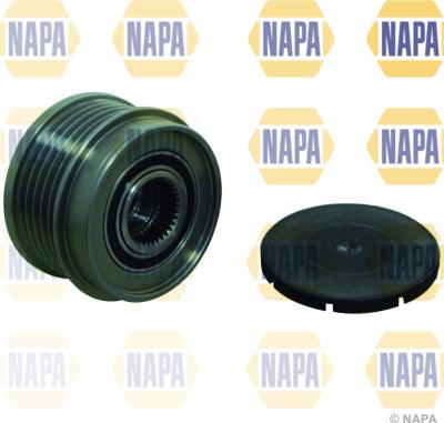 NAPA NOP1033 - Шкив генератора, муфта autospares.lv