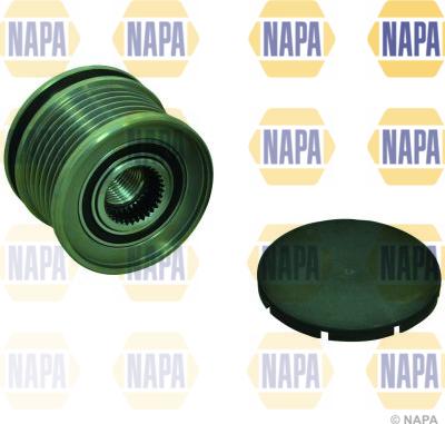 NAPA NOP1078 - Шкив генератора, муфта autospares.lv