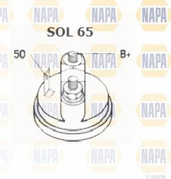 NAPA NSM1499 - Стартер autospares.lv