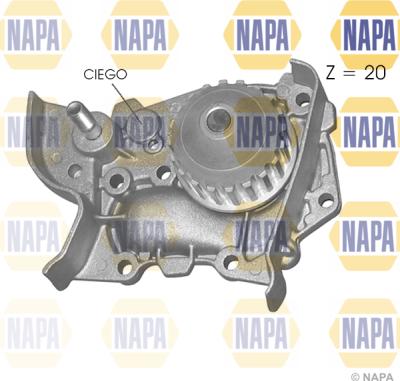 NAPA NWP1442 - Водяной насос autospares.lv