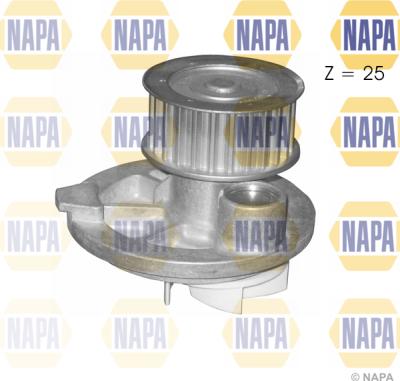 NAPA NWP1408 - Водяной насос autospares.lv