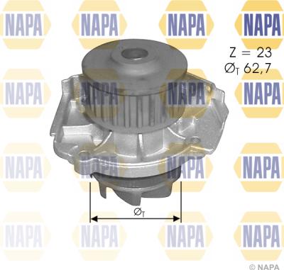 NAPA NWP1500 - Водяной насос autospares.lv