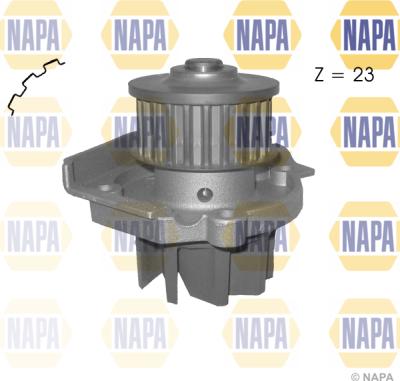 NAPA NWP1501 - Водяной насос autospares.lv