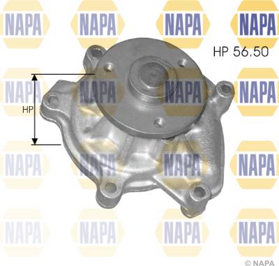 NAPA NWP1515 - Водяной насос autospares.lv