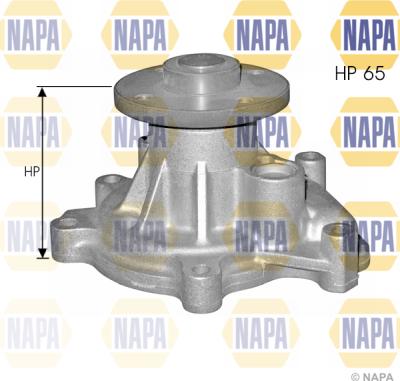 NAPA NWP1518 - Водяной насос autospares.lv