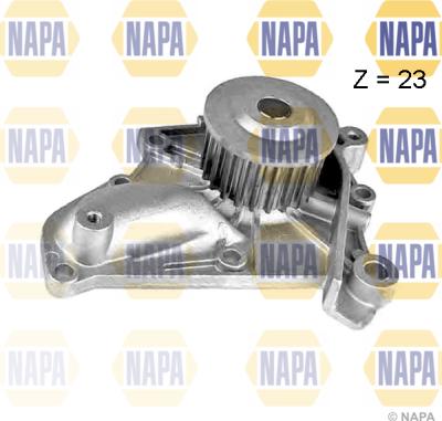 NAPA NWP1512 - Водяной насос autospares.lv