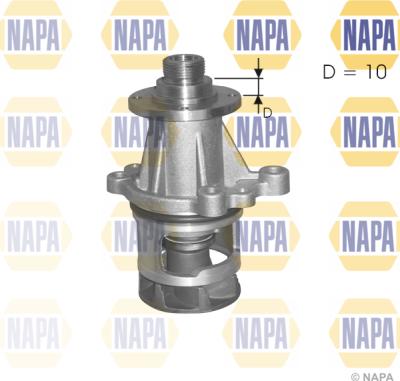 NAPA NWP1094 - Водяной насос autospares.lv