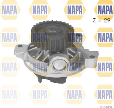 NAPA NWP1013 - Водяной насос autospares.lv