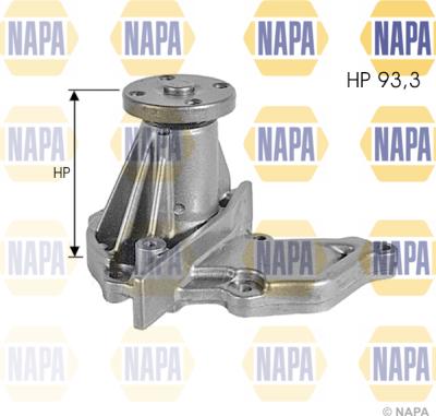 NAPA NWP1190 - Водяной насос autospares.lv