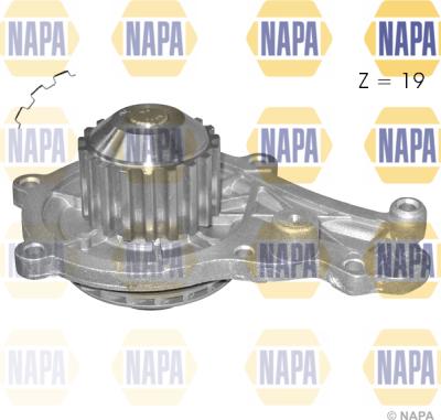 NAPA NWP1143 - Водяной насос autospares.lv