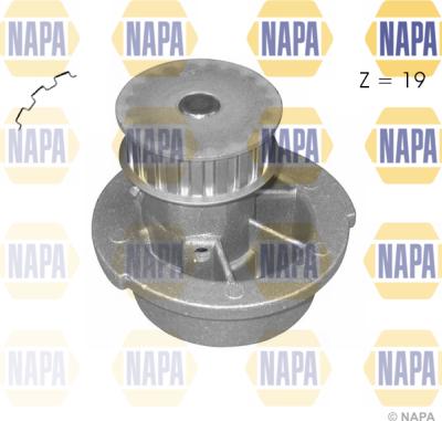 NAPA NWP1395 - Водяной насос autospares.lv