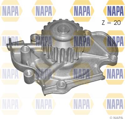 NAPA NWP1295 - Водяной насос autospares.lv