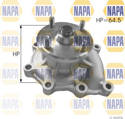 NAPA NWP1253 - Водяной насос autospares.lv