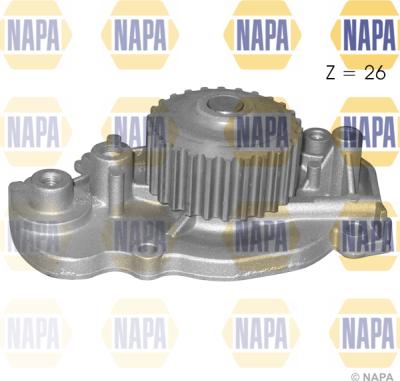 NAPA NWP1222 - Водяной насос autospares.lv