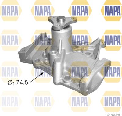 NAPA NWP1275 - Водяной насос autospares.lv