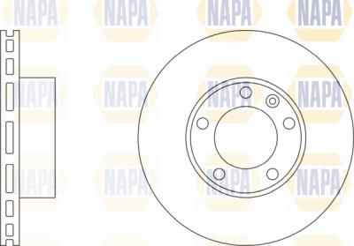 NAPA PBD8420 - Тормозной диск autospares.lv