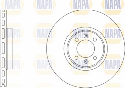 NAPA PBD8423 - Тормозной диск autospares.lv
