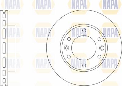 NAPA PBD8548 - Тормозной диск autospares.lv