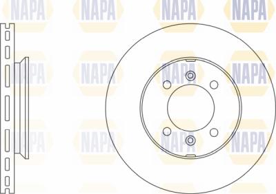 NAPA PBD8635 - Тормозной диск autospares.lv