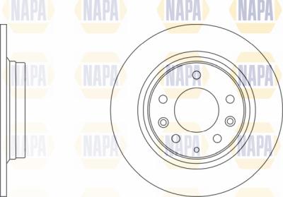 NAPA PBD8637 - Тормозной диск autospares.lv
