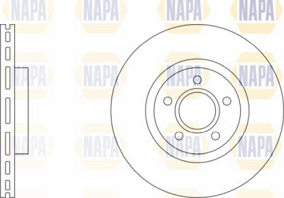 NAPA PBD8056 - Тормозной диск autospares.lv
