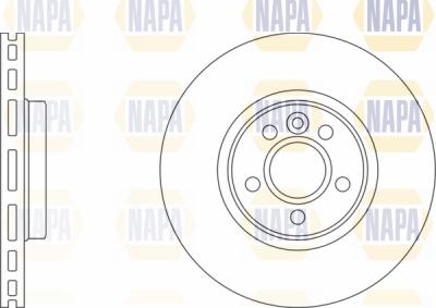 NAPA PBD8067 - Тормозной диск autospares.lv