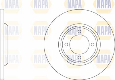 NAPA PBD8070 - Тормозной диск autospares.lv