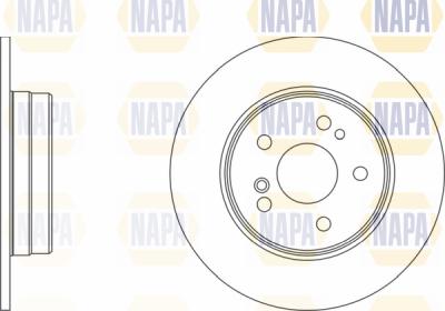 NAPA PBD8192 - Тормозной диск autospares.lv