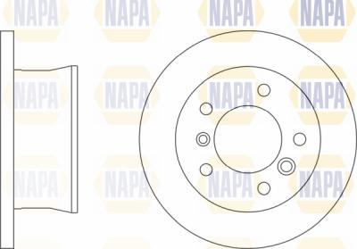 NAPA PBD8310 - Тормозной диск autospares.lv
