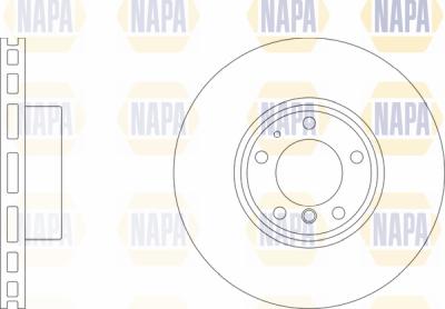 NAPA PBD8318 - Тормозной диск autospares.lv