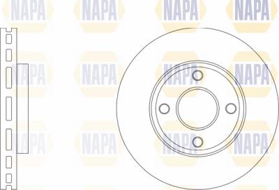NAPA PBD8720 - Тормозной диск autospares.lv