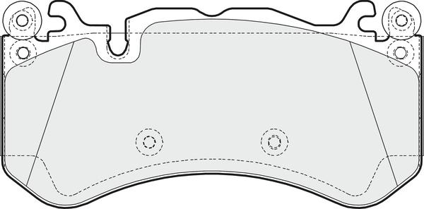 NAPA PBP7987 - Тормозные колодки, дисковые, комплект autospares.lv