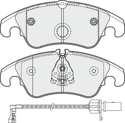 NAPA PBP7933 - Тормозные колодки, дисковые, комплект autospares.lv