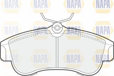 NAPA PBP7452 - Тормозные колодки, дисковые, комплект autospares.lv