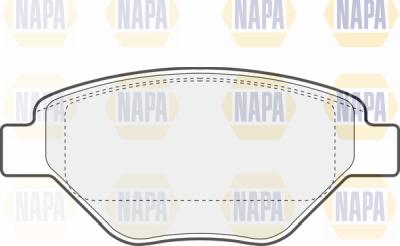 NAPA PBP7464 - Тормозные колодки, дисковые, комплект autospares.lv