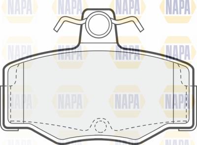 NAPA PBP7487 - Тормозные колодки, дисковые, комплект autospares.lv