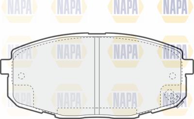 NAPA PBP7431 - Тормозные колодки, дисковые, комплект autospares.lv