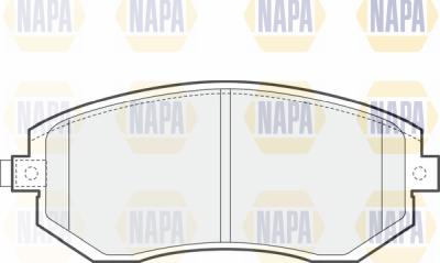 NAPA PBP7420 - Тормозные колодки, дисковые, комплект autospares.lv